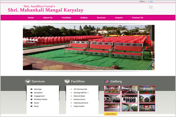 Mahankali : Website Portal - Spark Technologies